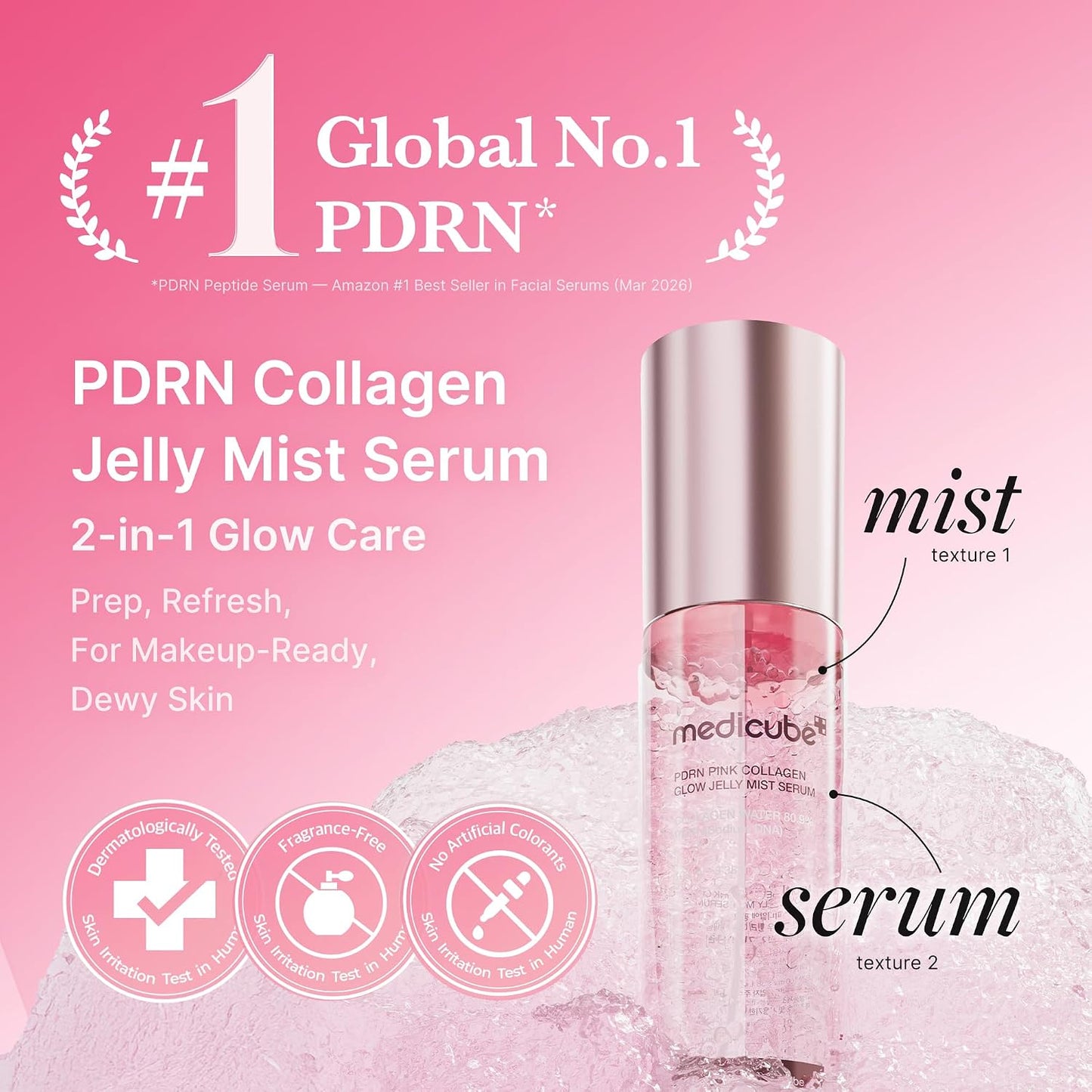 Jelly Mist Serum with Pink PDRN Collagen
