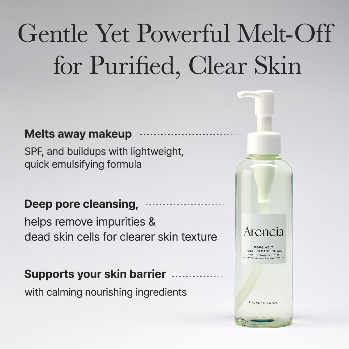 Pore Melt Mochi Makeup-Removing Cleansing Oil