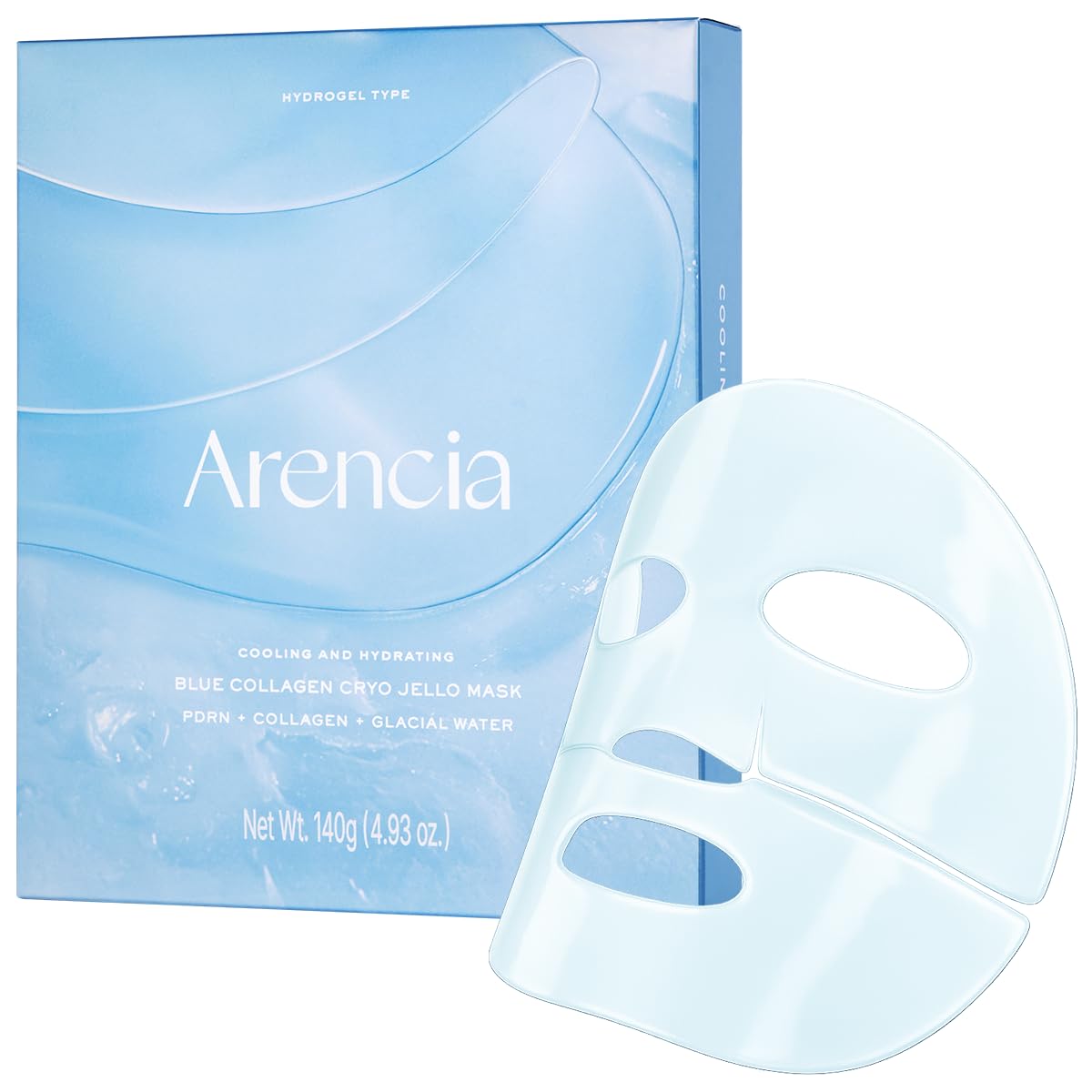 Blue Collagen Hydrogel Face Mask