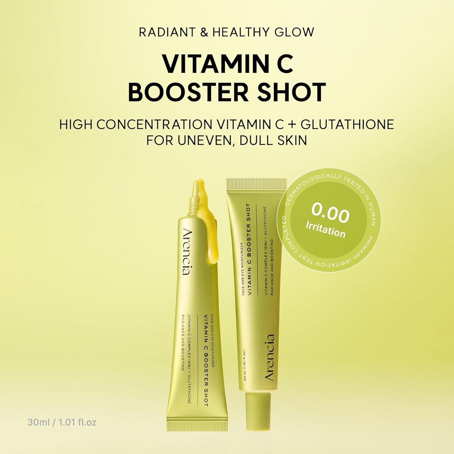Vitamin C Booster Shot Serum with Glutathione, Niacinamide and Vitamin E