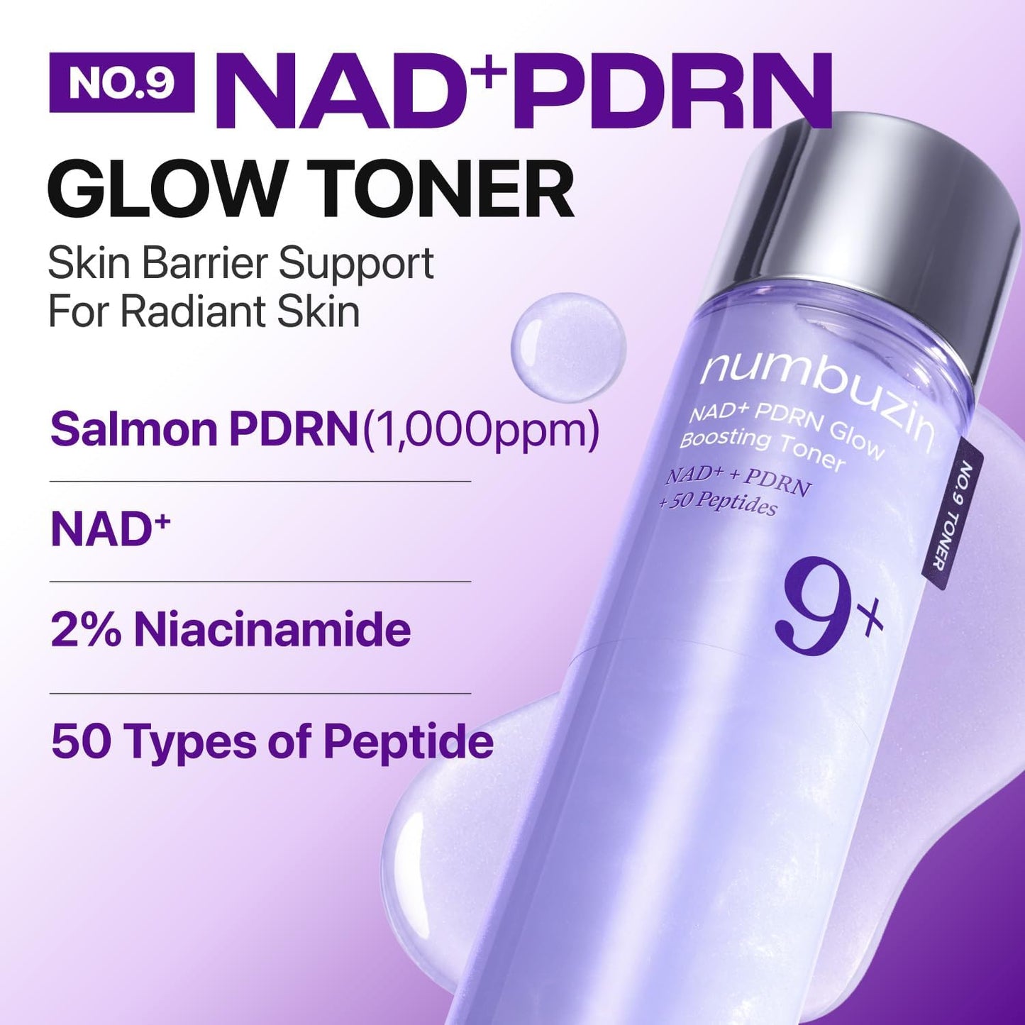 NAD+ PDRN GLOW BOOSTING TONER 150 ML