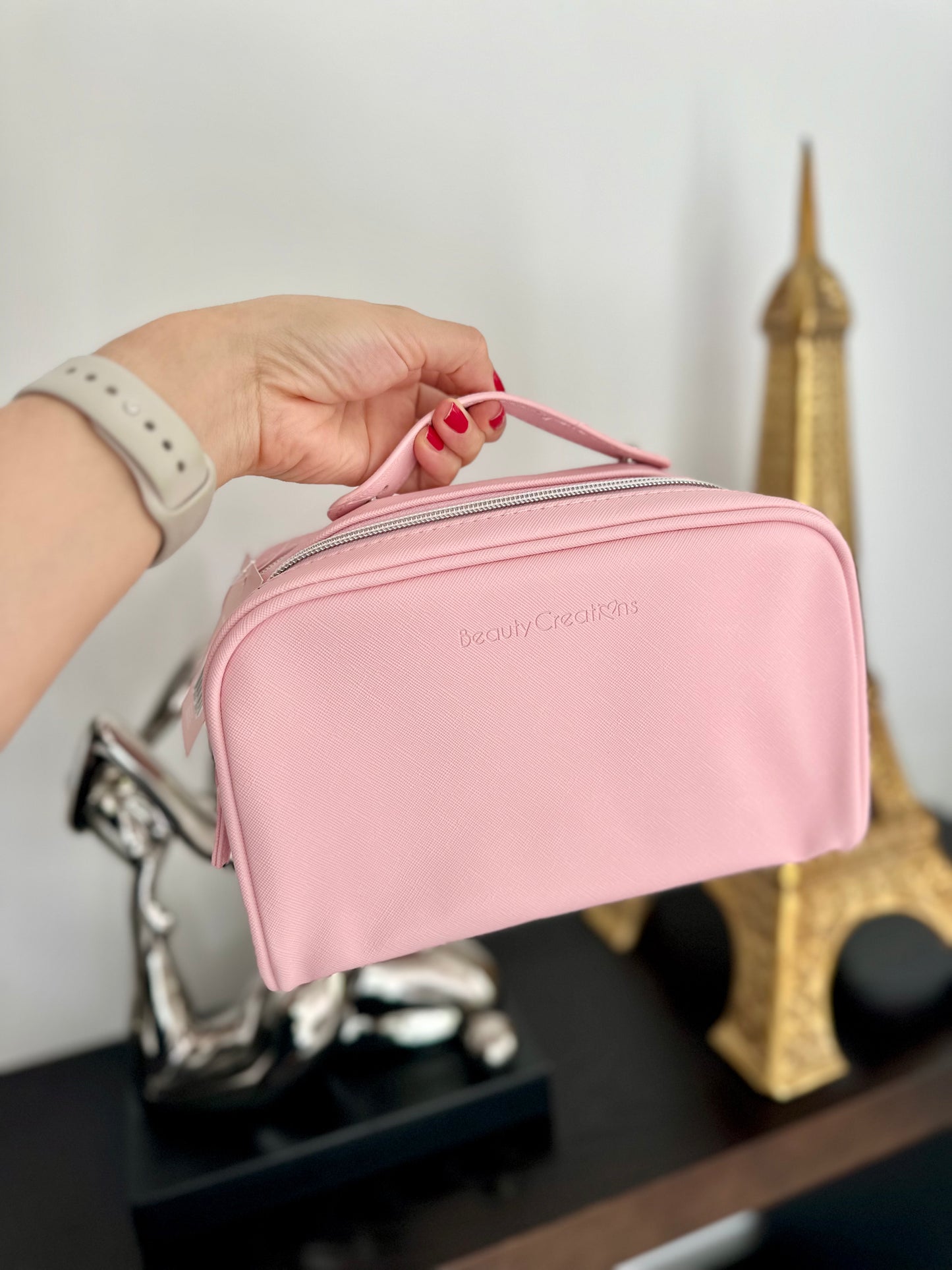 Cosmetiquera doble zipper