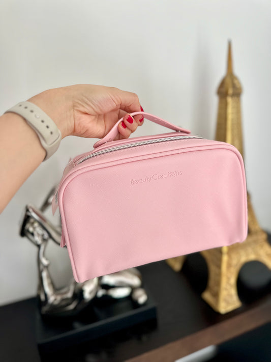 Cosmetiquera doble zipper