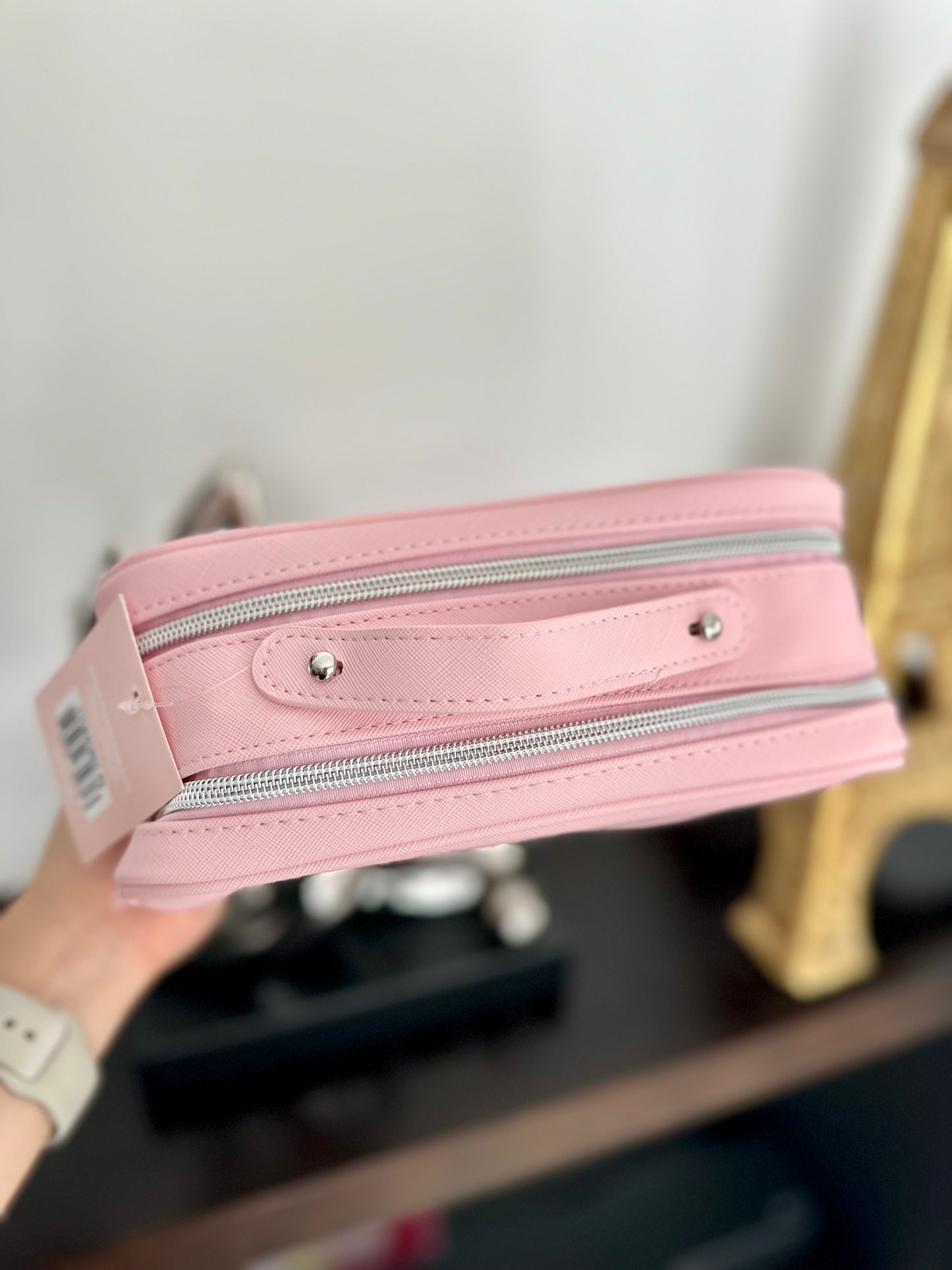 Cosmetiquera doble zipper