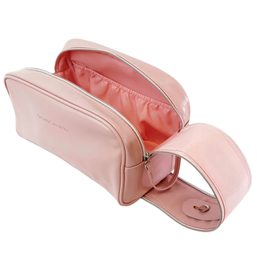 Cosmetiquera doble zipper